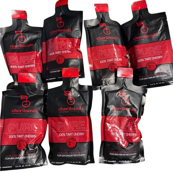 cheribundi Other - Cheribundi PURE Tart Cherry Juice - Tart Cherry Juice Recovery Shot 7 packets